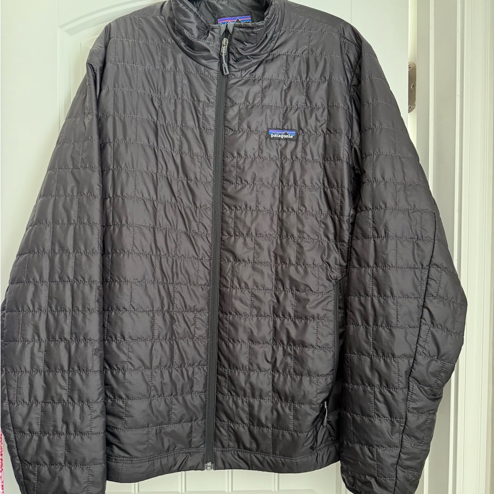 Patagonia Black Puffer Jacket Quilted Design